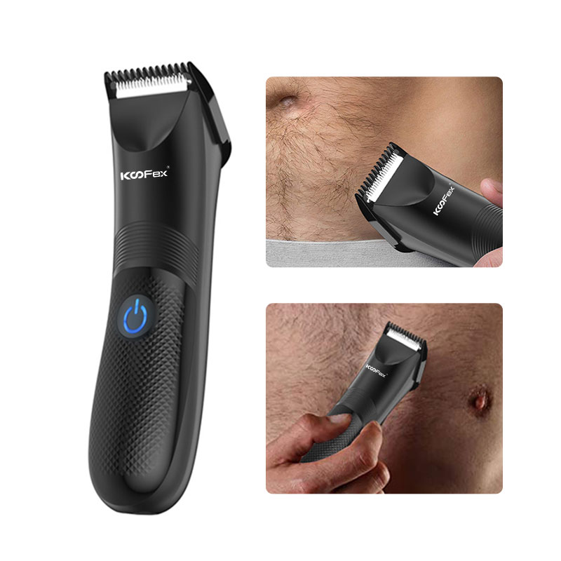 IPX7 Body Hair Trimmer Groin Manscaping Waterproof Electric Body Groomer