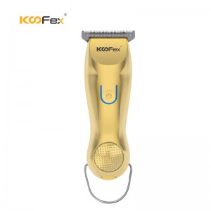 KooFex Full Metal Omm Professional Saç Qırxan Makinası USB Şarj Edilən Saç Qırxan Makası