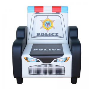 Karštai parduodama sulankstoma vaikiška sofa mini kėdė policijos automobilinė sofa