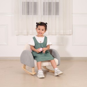 Врућа распродаја дечија столица за љуљање дуге боје од Тедди тканине