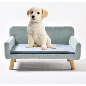 हस्तनिर्मित आधुनिक सरल पालतू सोफा स्पंज ठोस अवकाश कुत्ता बिस्तर गैर-पर्ची तल