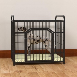 Hege kwaliteit oanpasbere Iron Dog Cage Pet Cages Metal Kennels pet bed