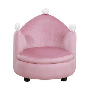 Conjunto de muebles bonitos, sofá rosa para niños, venta al por mayor personalizado