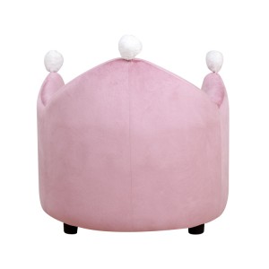 कस्टम थोक गुलाबी बच्चों का सोफा प्यारा फर्नीचर सेट