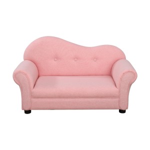 ファッションデザインの小さなかわいい猫と犬のぬいぐるみ長椅子ピンクのペットソファ