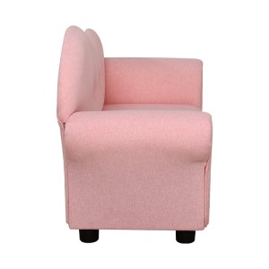 Ejiji imewe obere nwamba mara mma na nkịta plush chaise lounge sofa anụ ụlọ pink