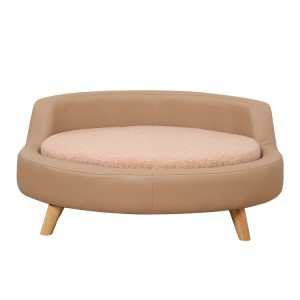 Stor moderne luksus runde kjæledyr møbler sofa katt og hund forsyninger seng