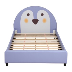 Animacinių filmų pingvinų lovelė, neperšlampama, miela vaikiška lova, gamyklinė pagal užsakymą