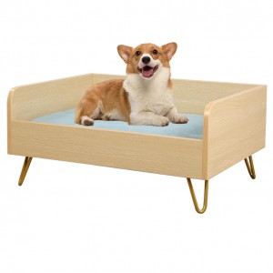 Lightweight Movable Pet Bed With Sponge Plush Cushion Dog Kennel Factory Wholesale