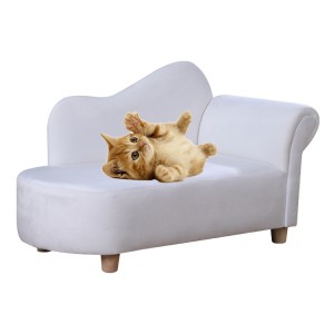 Луксузен кревет за кучиња Пренослив топол издржлив нелизгачки производи за домашни миленици што дише Софа за мачки и кучиња