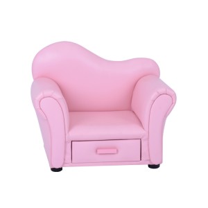 Camera da letto di sofà rosa per i zitelli à pocu pressu