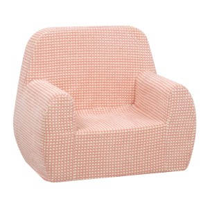 miękka pluszowa, urocza piankowa sofa dla dzieci ze zdejmowanym i nadającym się do prania pokrowcem