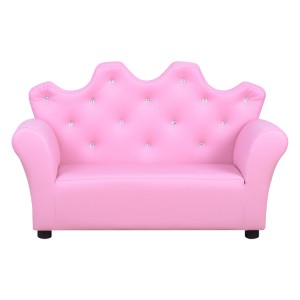 Sofa do salonu w stylu księżniczki Sofa dla dzieci Meble do pokoju dziecięcego Sofa dziecięca z krzesłem
