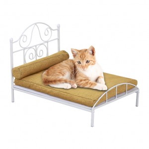 Atacado novo design de móveis de sofá de metal de luxo para animais de estimação