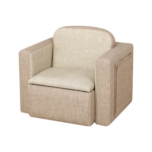 Venda quente 2 em 1 design fácil de limpar cadeira de sofá infantil com caixa de armazenamento