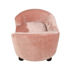 Vaaleanpunaiset muhkeat lemmikkihuonekalut koiransänky kissan sohva ei irtoa karvoja
