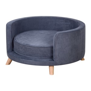 New Design Multiple ukuran lan werna Pet Dog Sofa Beds awet plush amben kanggo asu