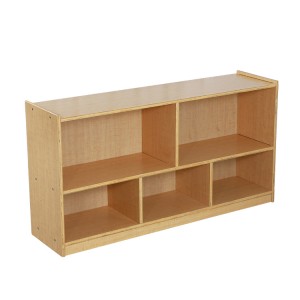 Bibliothèque multifonctionnelle en bois simple pour enfants, vente en gros personnalisée, étagère robuste, meubles pour enfants