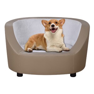 Прилагођени луксузни кревет на развлачење за пса округлог облика