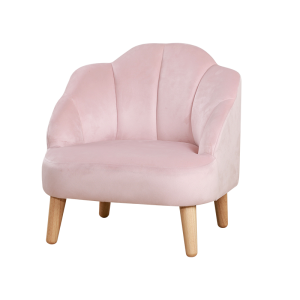 Poltrona de sofá infantil macio flor rosa - design quente