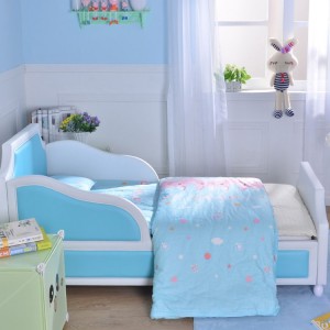Detská posteľ z masívneho dreva Single Double Custom-Size Teen Bed Pevný detský nábytok