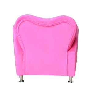 18 Years Factory China Pink Flower Pattern Double Seats Children Sofa (SXBB-287)
