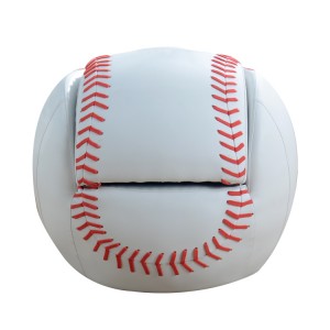 Baseball sports ball sofa nga adunay ottoman