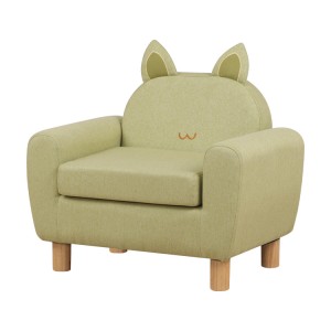 Vanzare calda urechi de pisica canapea copii drăguț fabrică vânzare directă mobilier copii canapea