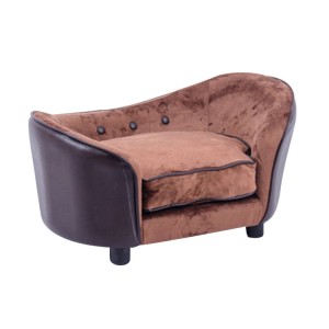 Naujausio dizaino naminių gyvūnėlių sofa-lova Odinė naminių gyvūnėlių sofa