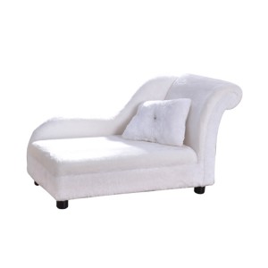 Canapé-lit inclinable en peluche confortable pour animaux de compagnie, meubles pour chiens et chats