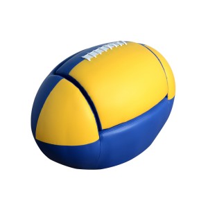 Rozkládací křeslo do obývacího pokoje ve tvaru vejce fotbalový sportovní míč