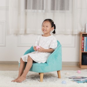 Pink Flower Soft Kids Sofa Fotell -waarm Design