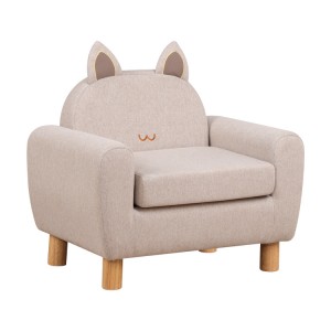 Naujo dizaino mielas minkštas vaikiškas sofas miegamojo baldai