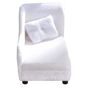 Canapé-lit inclinable en peluche confortable pour animaux de compagnie, meubles pour chiens et chats