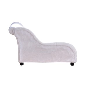 Удобен кадифен лежач Прекрасен тросед со кревет за миленичиња Мебел за кучиња и мачки