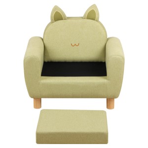 Karstā izpārdošana kaķu ausis bērnu dīvāns gudrs rūpnīcas tiešā pārdošana bērnu mēbeļu dīvāns