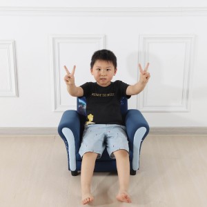 Sofa murah anak berbahan kain desain cantik