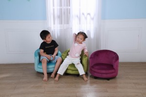 כיסא גיגית לילדים ספה עגולה לחדר שינה לילדים