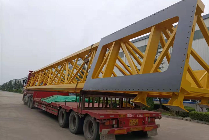 Jiuquan Projesi için 48 m açıklığa sahip 50 tonluk çift kirişli (makas) gezer vinç