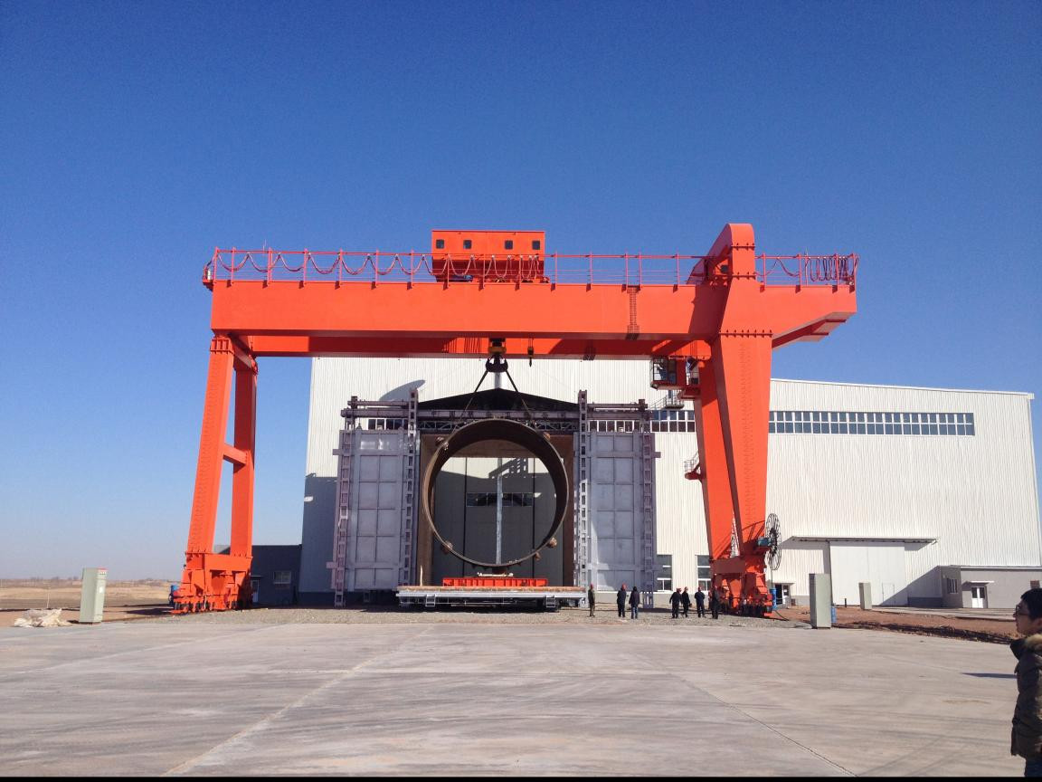 600 ton double girder gantry crane in Xinjiang Province