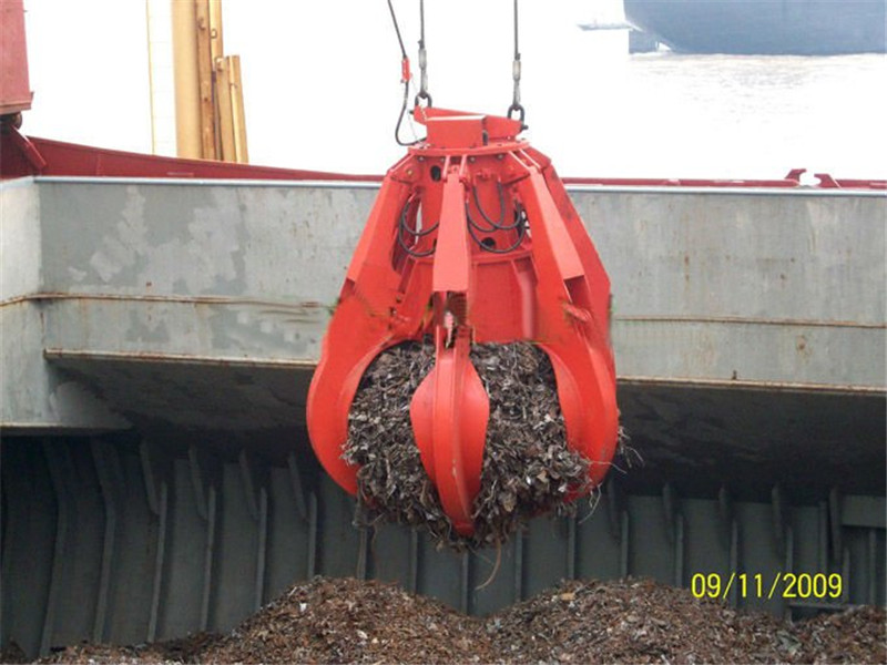 Electric Hydraulic Mutivable Double Disc Grab Bucket (1)