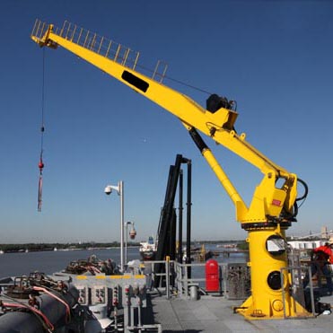 Electro-Hydraulic Fixed Boom Marine Deck Crane