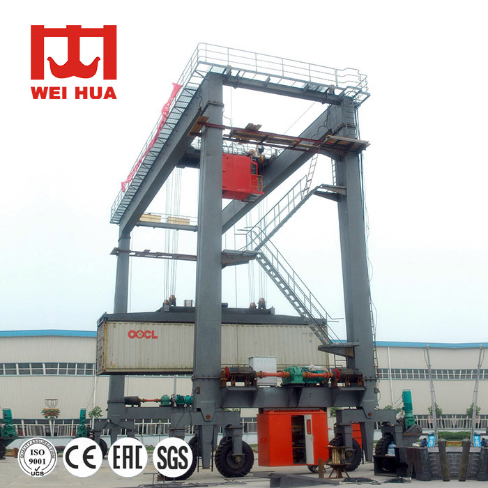 De portaalkraan voor de container van rubberen banden (hieronder "RTG" genoemd) wordt gebruikt voor het lossen, stapelen en laden van 20ft en 40ft containers