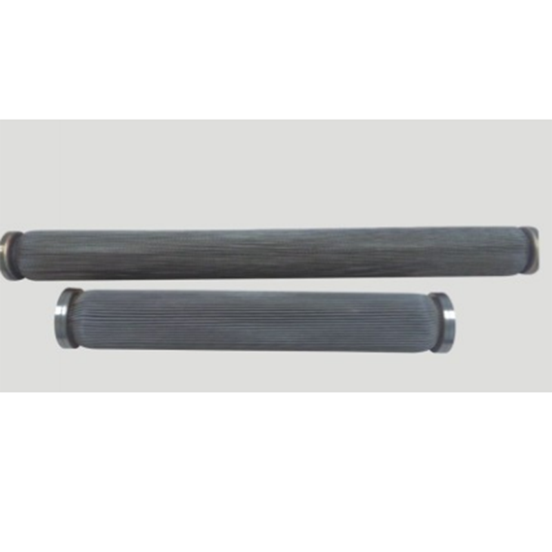Metaalgaasfilterelement wat bestaan ​​uit meerlagige geriffelde aluminiumgaas of vlekvrye staalgaas