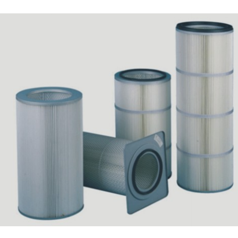 Polyester non-woven fabric gas filter element