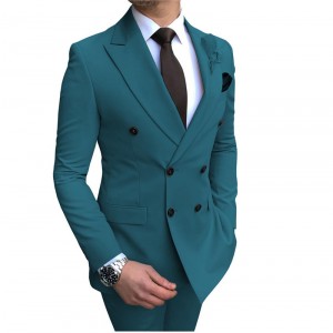 Cov txiv neej ob lub mis suits blazer customized