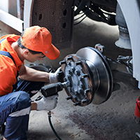 Replace trailer brakes