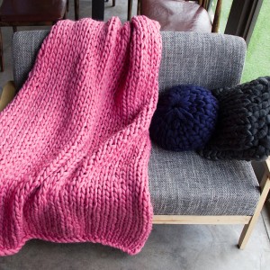 Pîşesaziya Professional Chunky Knit Weighted Blanket Heavy Throw Blanket