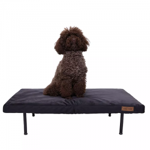 2022年の屋外旅行ペット キャンプのベッドの鋼鉄サポート取り外し可能な網の犬のベッド