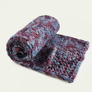 Kev Cai Cotton Cable Baby Chunky Knitted Pam Thiab Pillow